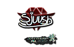 Sticker | sjuush (Glitter) | Antwerp 2022