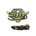 Sticker | sjuush (Gold) | Antwerp 2022 image 120x120