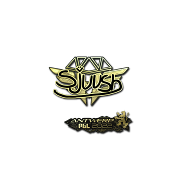Sticker | sjuush (Gold) | Antwerp 2022 image 360x360