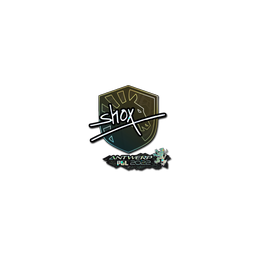 Sticker | shox (Glitter) | Antwerp 2022