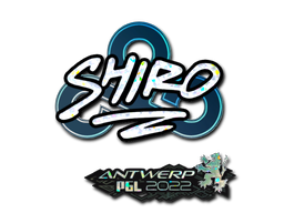 Sticker | sh1ro (Glitter) | Antwerp 2022