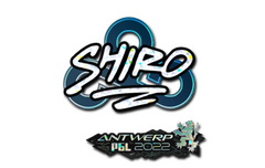 Sticker | sh1ro (Glitter) | Antwerp 2022