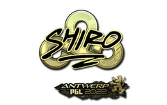 Sticker | sh1ro (Gold) | Antwerp 2022