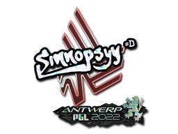 Adesivo | sinnopsyy (Purpurinado) | Antuérpia 2022