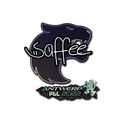 Sticker | saffee (Glitter) | Antwerp 2022 image 120x120