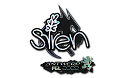 Sticker | S1ren (Glitter) | Antwerp 2022