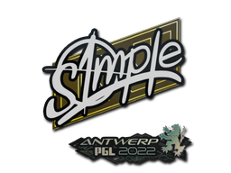 Sticker | s1mple | Antwerp 2022
