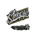 Sticker | s1mple | Antwerp 2022 image 120x120
