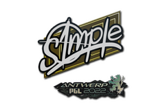 Sticker | s1mple | Antwerp 2022