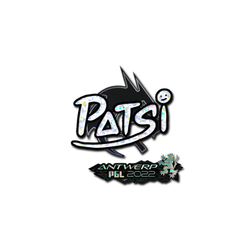 Sticker | Patsi (Glitter) | Antwerp 2022 image 360x360