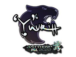 Sticker | yuurih (Glitter) | Antwerp 2022