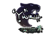 Sticker | yuurih (Glitter) | Antwerp 2022