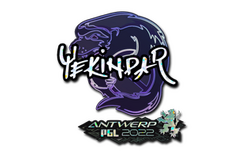 Sticker | YEKINDAR (Glitter) | Antwerp 2022