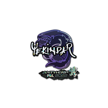 Sticker | YEKINDAR (Glitter) | Antwerp 2022 image 360x360