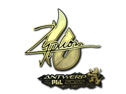 สติกเกอร์ | Zyphon (ทอง) | Antwerp 2022