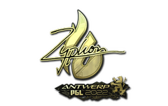 Sticker | Zyphon (Gold) | Antwerp 2022