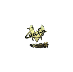 Sticker | ZywOo (Gold) | Antwerp 2022