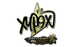 Sticker | Xyp9x (Gold) | Antwerp 2022