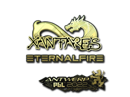 สติกเกอร์ | XANTARES (ทอง) | Antwerp 2022