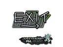 Sticker | exit