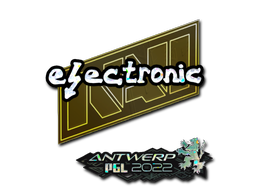 Sticker | electronic (Glitter) | Antwerp 2022