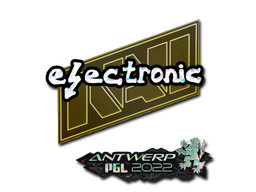 Samolepka | electronic (třpytivá) | PGL Antwerp 2022