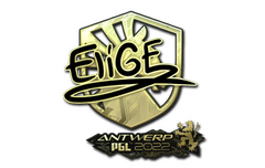 Sticker | EliGE (Gold) | Antwerp 2022