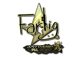 貼紙 | Farlig（黃金）| Antwerp 2022