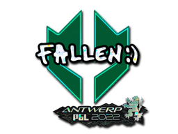 Samolepka | FalleN (třpytivá) | PGL Antwerp 2022