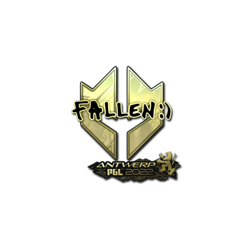 Sticker | FalleN (Gold) | Antwerp 2022 image 360x360