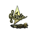 Sticker | gla1ve (Gold) | Antwerp 2022 image 120x120