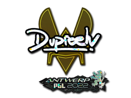 Стикер | dupreeh (блестящ) | Antwerp 2022