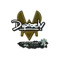 Sticker | dupreeh (Glitter) | Antwerp 2022 image 120x120