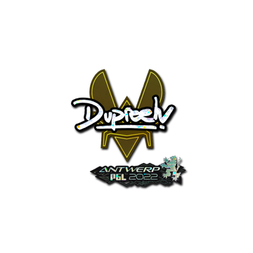 Sticker | dupreeh (Glitter) | Antwerp 2022 image 360x360