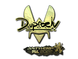 Sticker | dupreeh (Gold) | Antwerp 2022