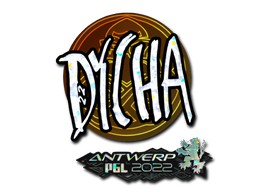 Abțibild | dycha (Sclipitor) | Antwerp 2022