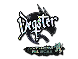 Abțibild | degster (Sclipitor) | Antwerp 2022