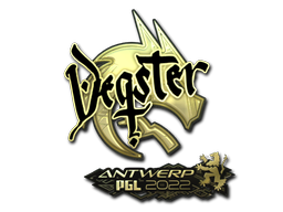 Sticker | degster (Gold) | Antwerp 2022
