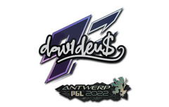 Sticker | dav1d | Antwerp 2022