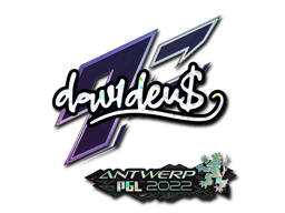 Sticker | dav1d (scintillant) | Anvers 2022