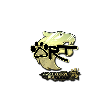 Sticker | arT (Gold) | Antwerp 2022 image 360x360
