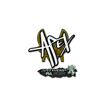 Sticker | apEX (Glitter) | Antwerp 2022 image 360x360
