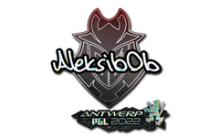 Sticker | Aleksib (Glitter) | Antwerp 2022