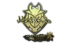 Sticker | Aleksib (Gold) | Antwerp 2022