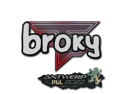 Sticker | broky | Anvers 2022