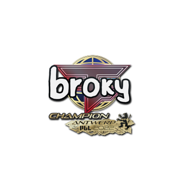 Sticker | broky (Champion) | Antwerp 2022 image 360x360