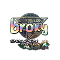 Sticker | broky (Holo, Champion) | Antwerp 2022 image 120x120
