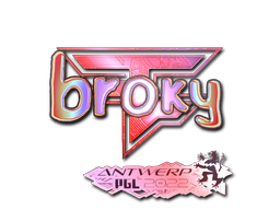 ステッカー | broky (ホログラム) | Antwerp 2022