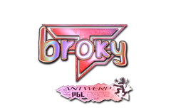 Sticker | broky (Holo) | Antwerp 2022