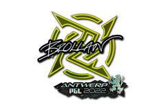 Sticker | Brollan (Glitter) | Antwerp 2022